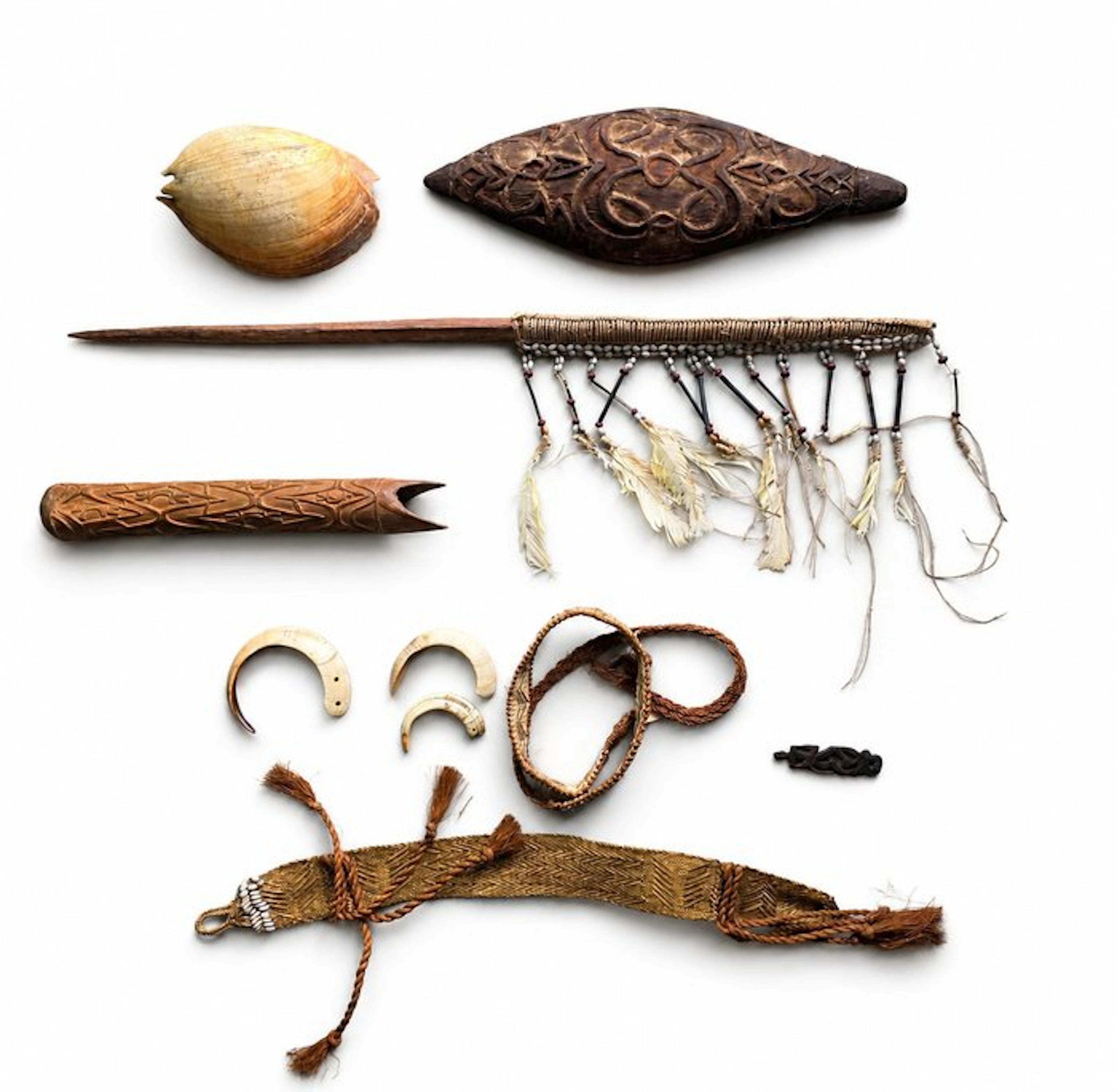 Asmat collection objects from the Jac Hoogerbrugge collection