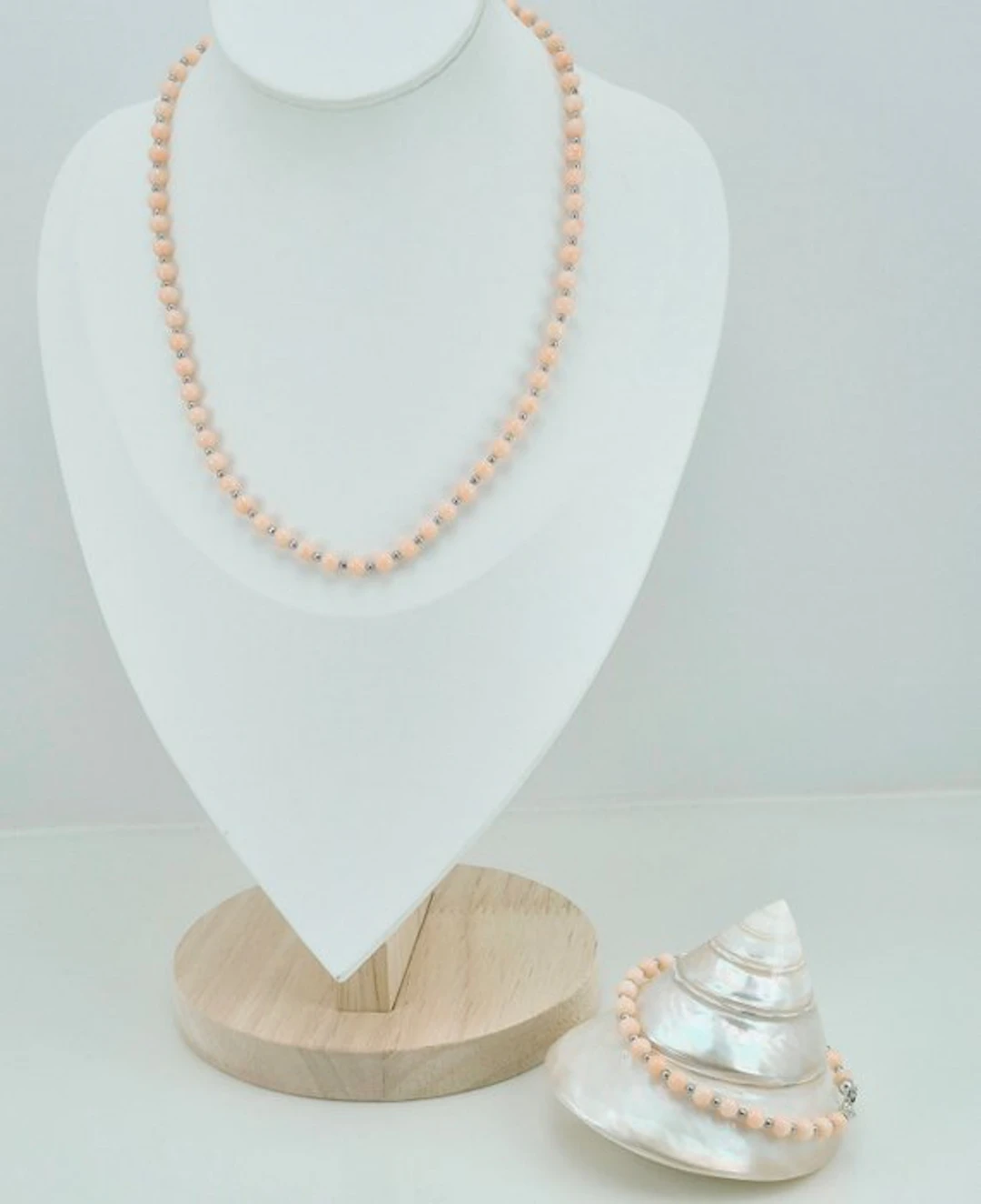Coral - Silver - 2 piece jewellery set - CORALLO RISERVA