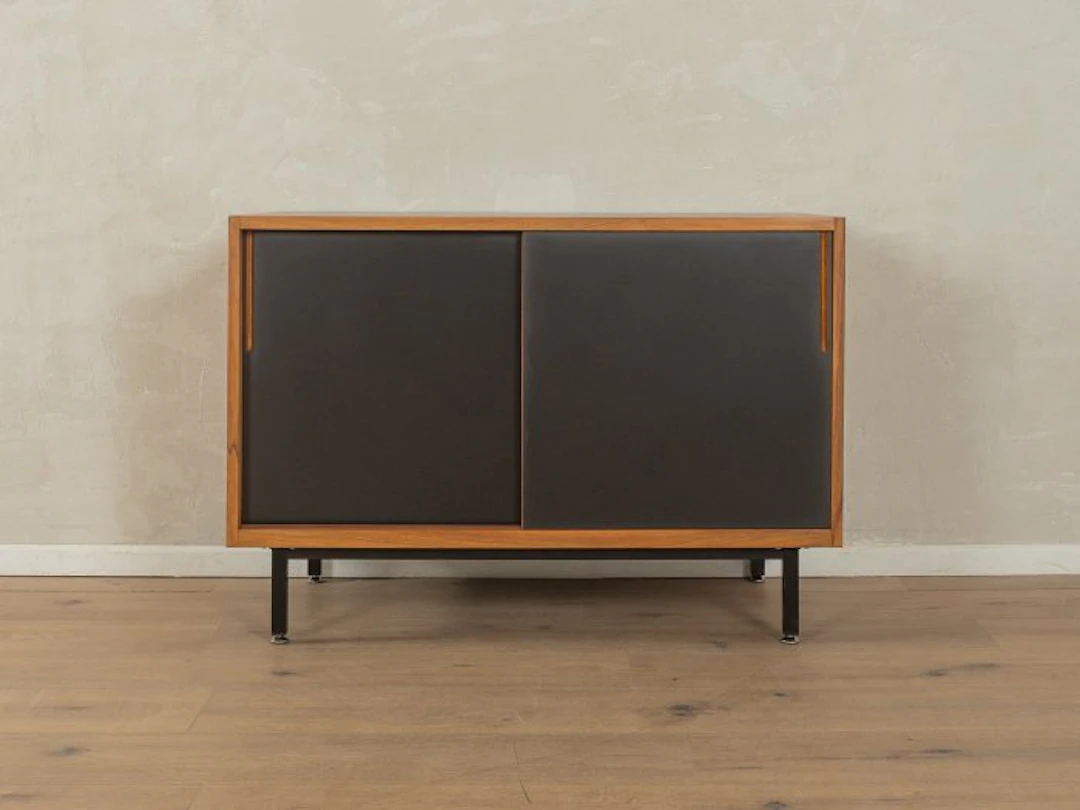 Commode - Walnut - 1950s Chest of Drawers