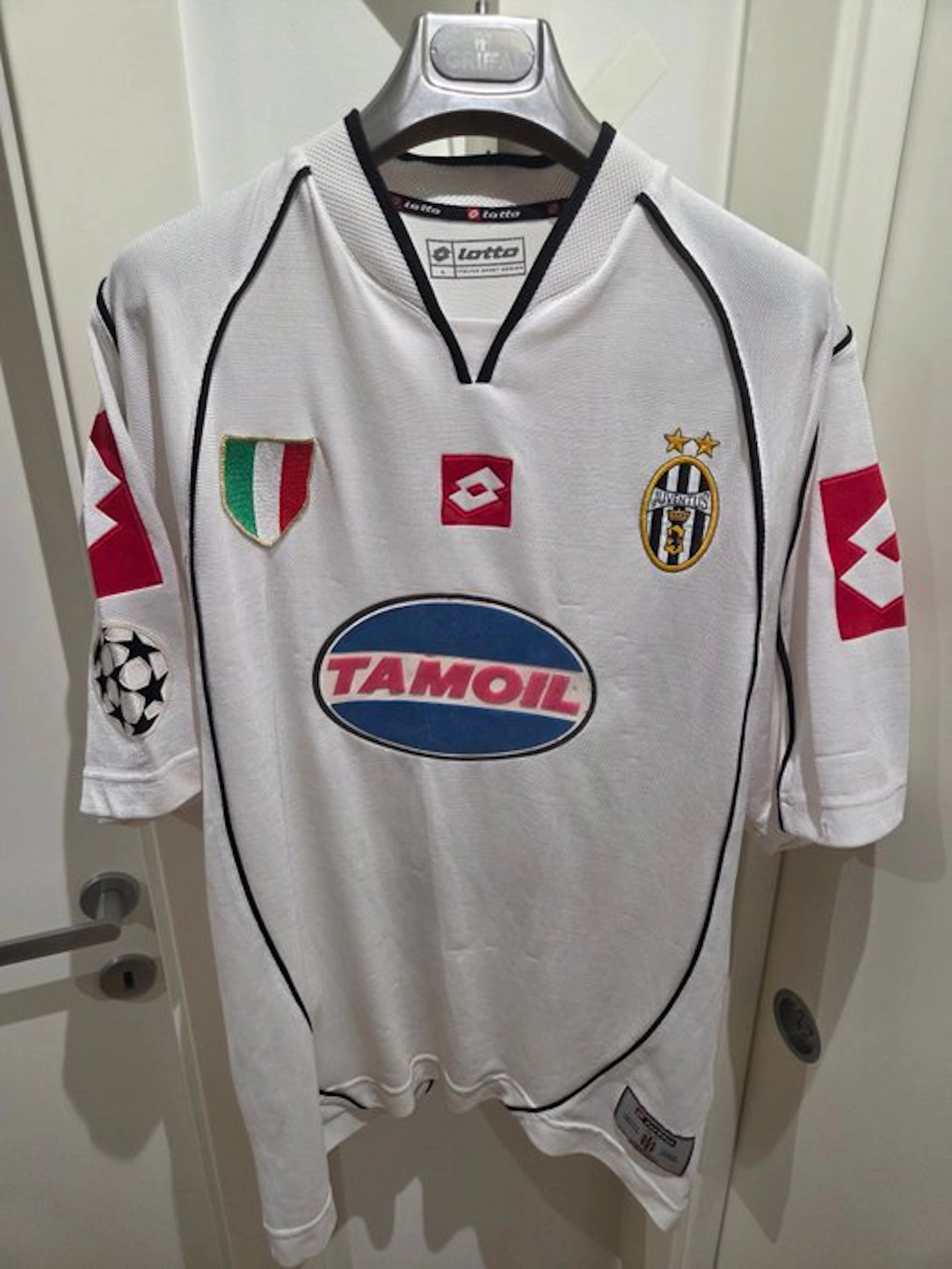 Juventus - Champions League - Edgar Davids - 2002 - Football shirt