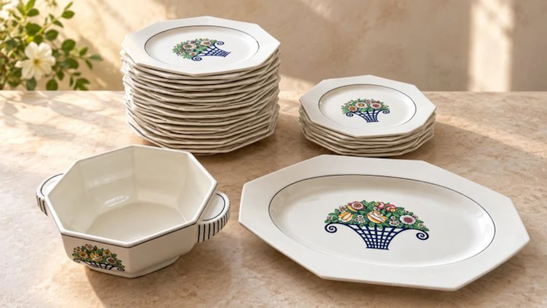Longwy - Table service (31) - Earthenware