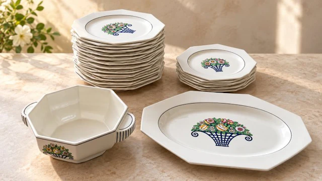 Longwy - Table service (31) - Earthenware