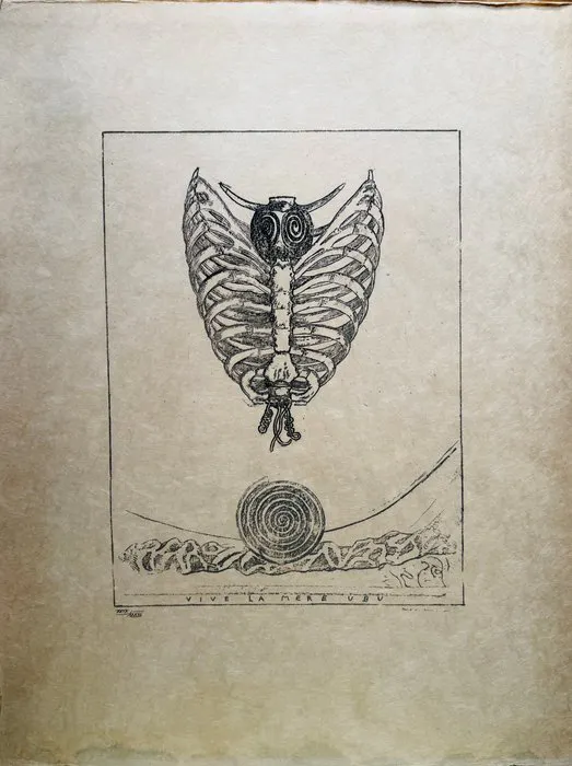 Max Ernst (1891-1976) - Vive la mère Ubu