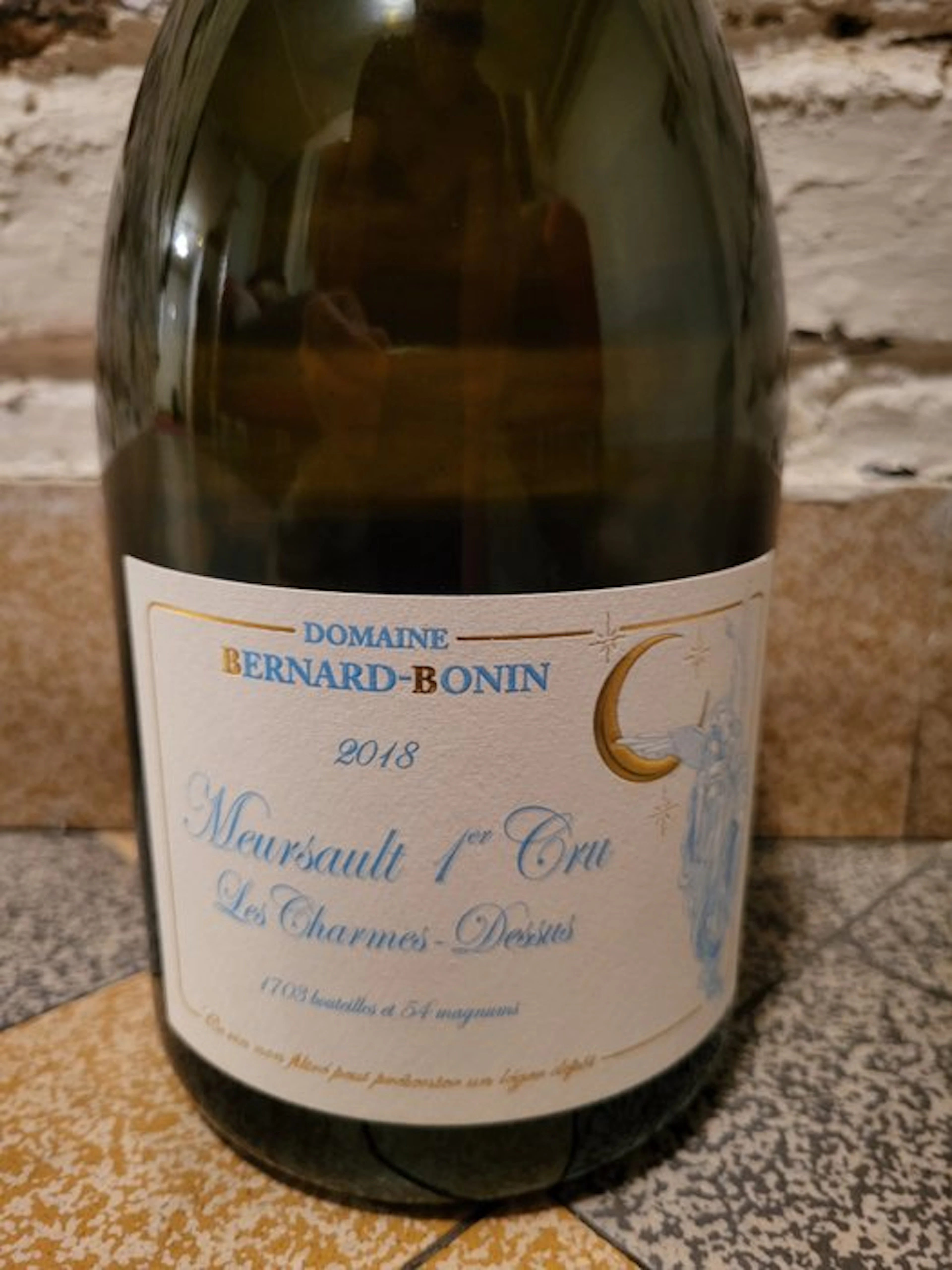 2018 Domaine Bernard Bonin "Les Charmes-Dessus"...
