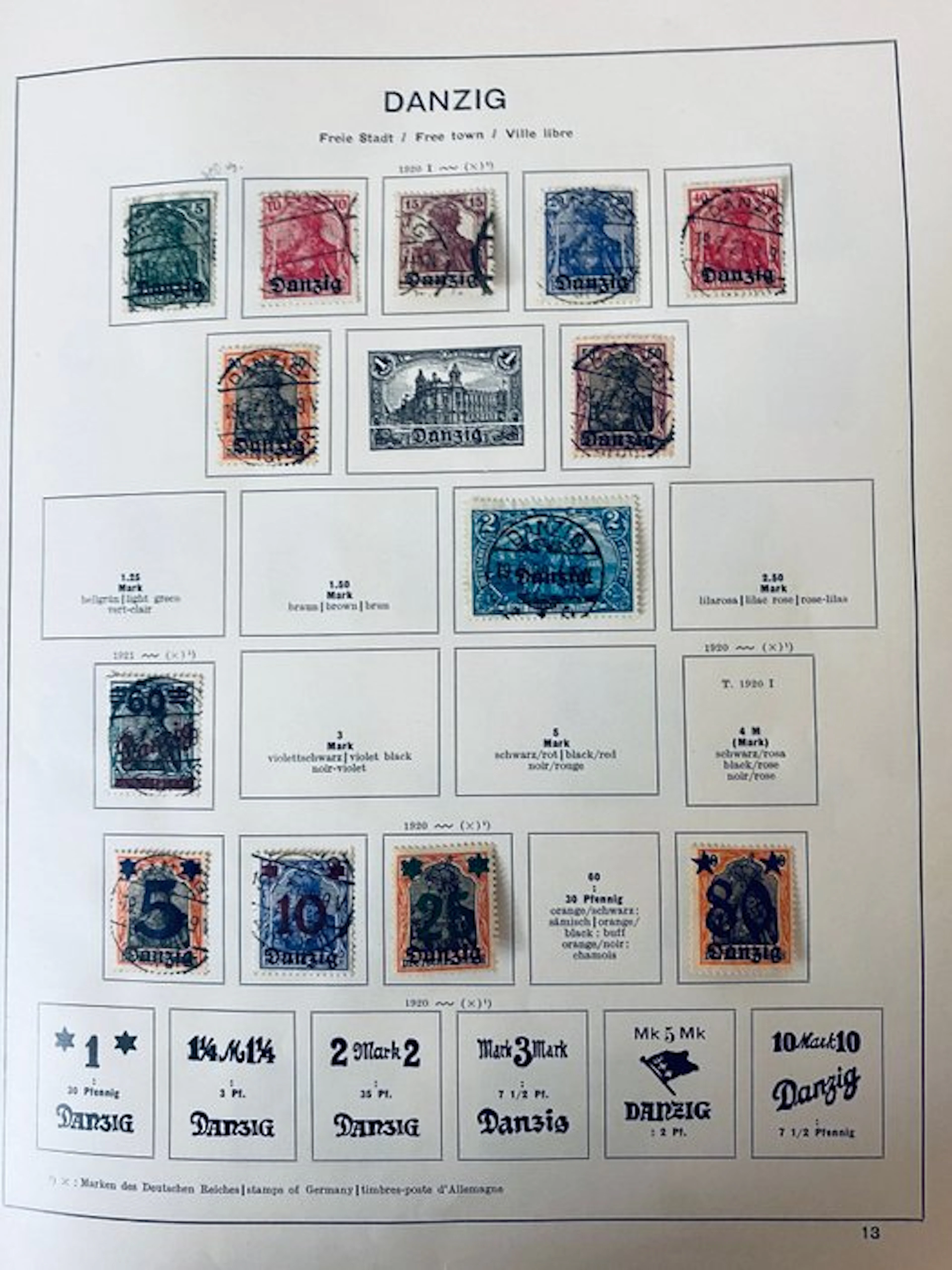 German Empire - Collection / Researcher of the German Empire, Danzig