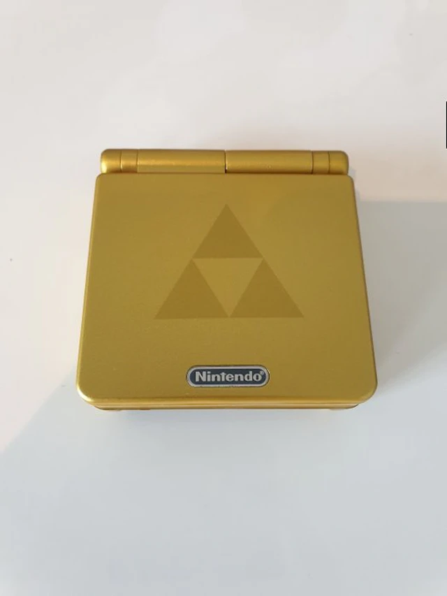 Nintendo - Gameboy Advance SP - GBA GOLD ZELDA LINK (new...