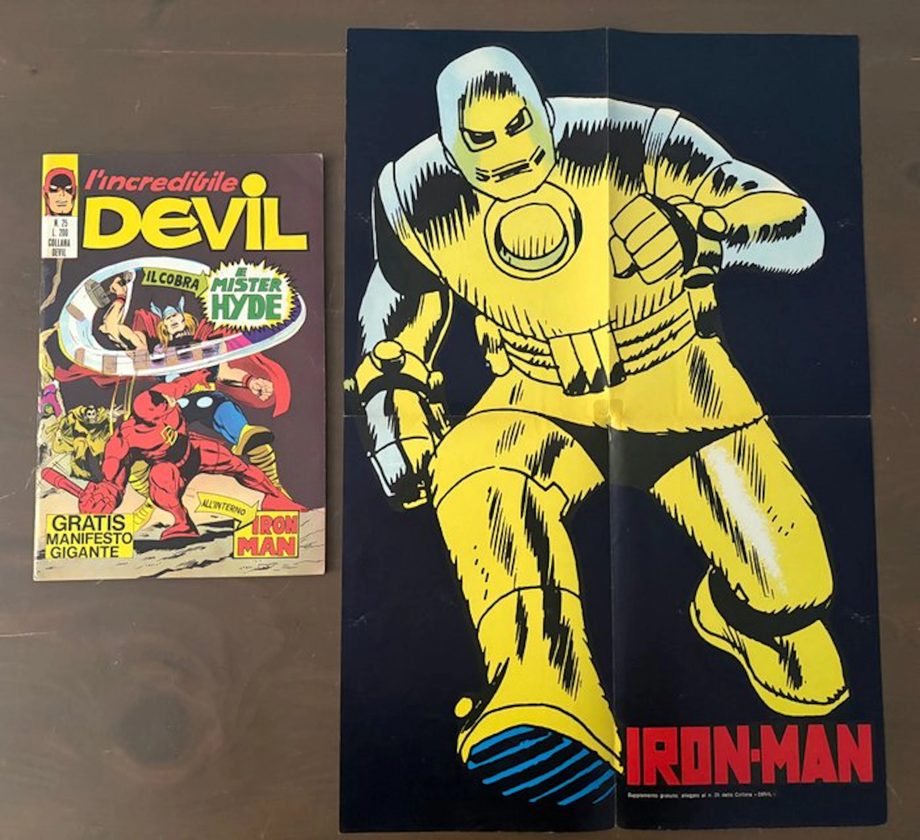 Devil n. 25 con poster - Editoriale Corno - 1 Comic - First edition/1973