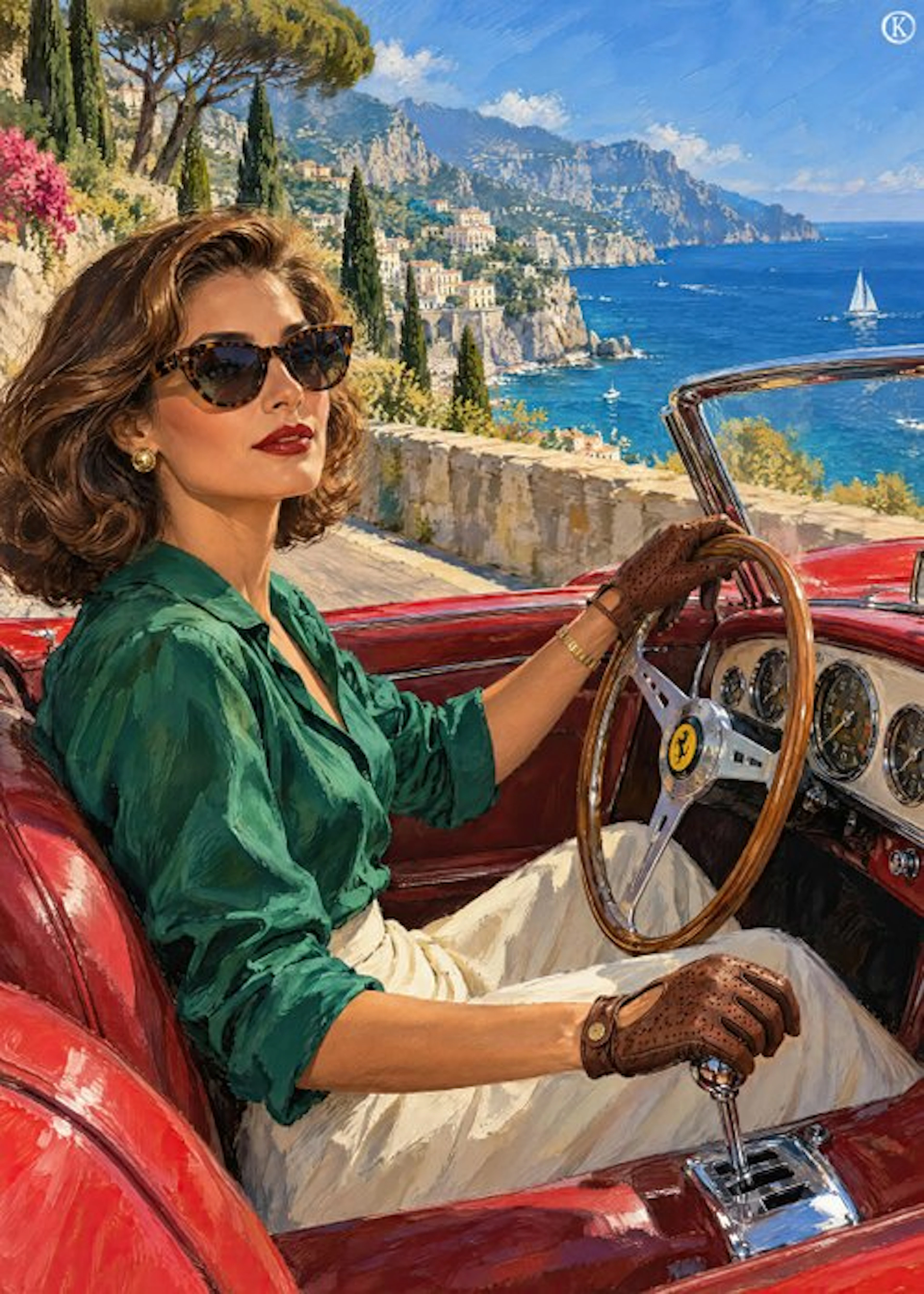 Kleury.art - [XL Canvas] "Sunlight over Amalfi” by Kleury.art (1/5)