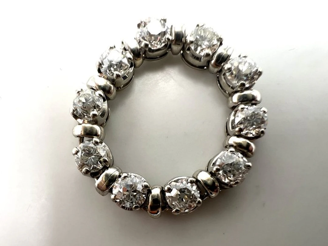 Ring - 18 kt. White gold - 2.00ct. tw. Diamond (Natural)