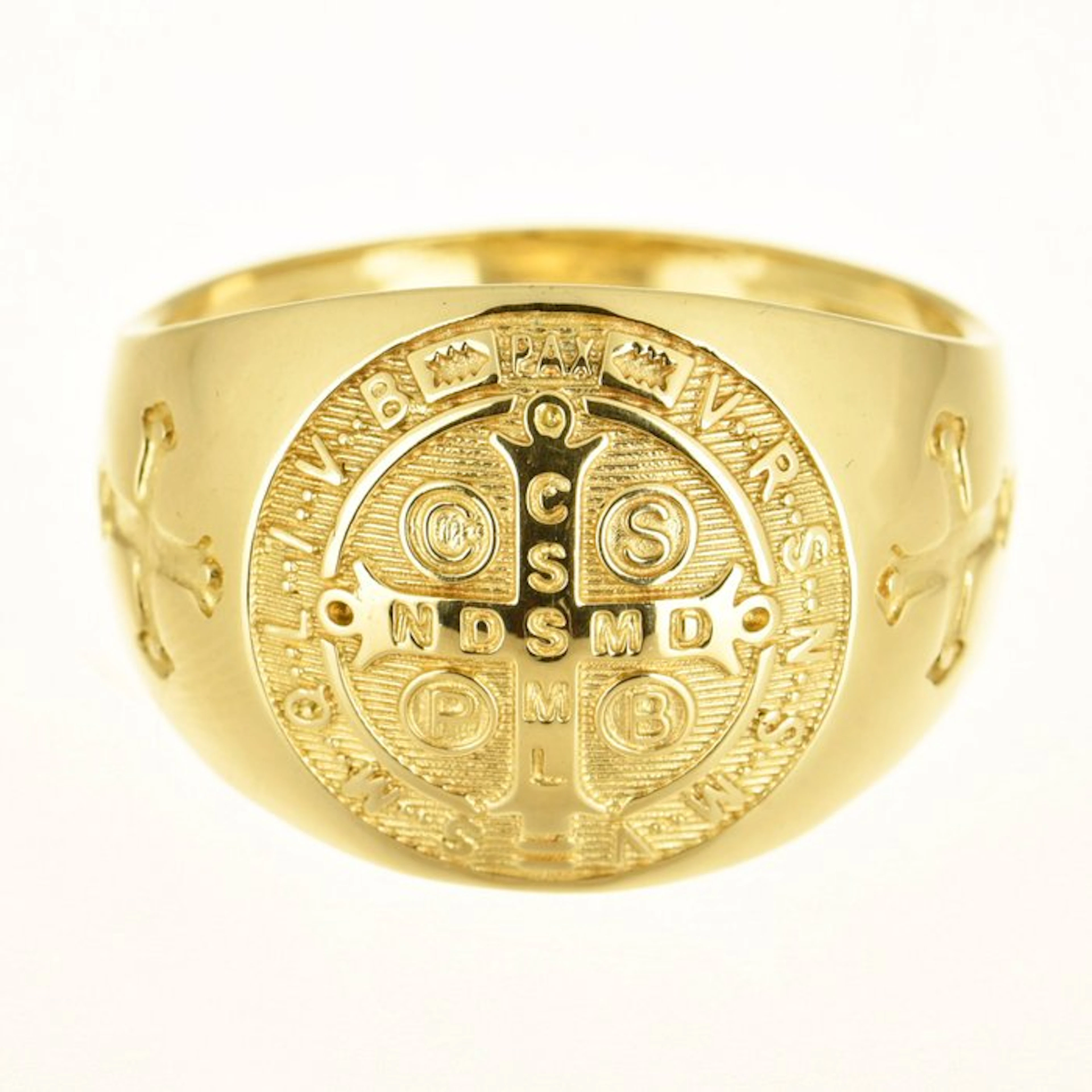 Amulet ring - 14 kt. Yellow gold
