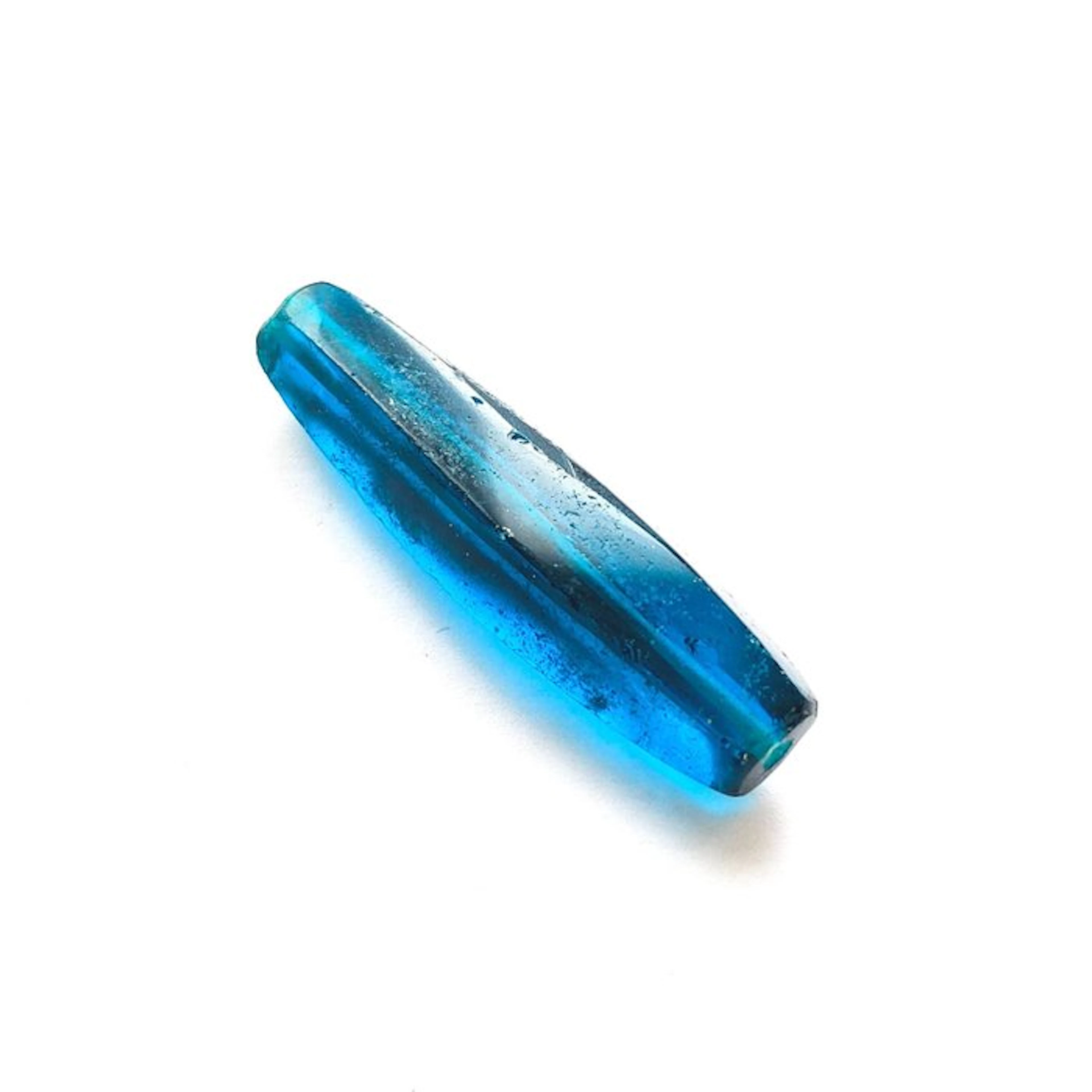 Ancient Burmese Blue Archaic Glass Rare and Important...