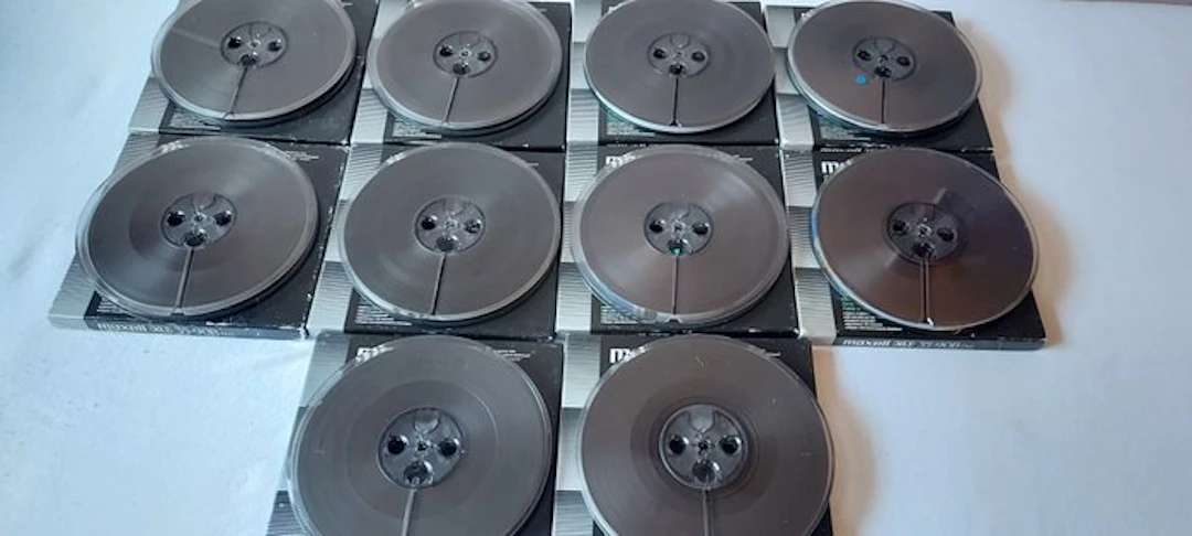 Maxell - XLI 35-90B - XLI 50-60B / 10.5-inch Metal Flange Reel to reel audio