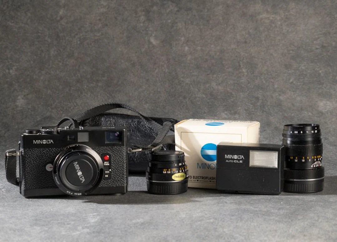 Minolta CLE set met 28mm