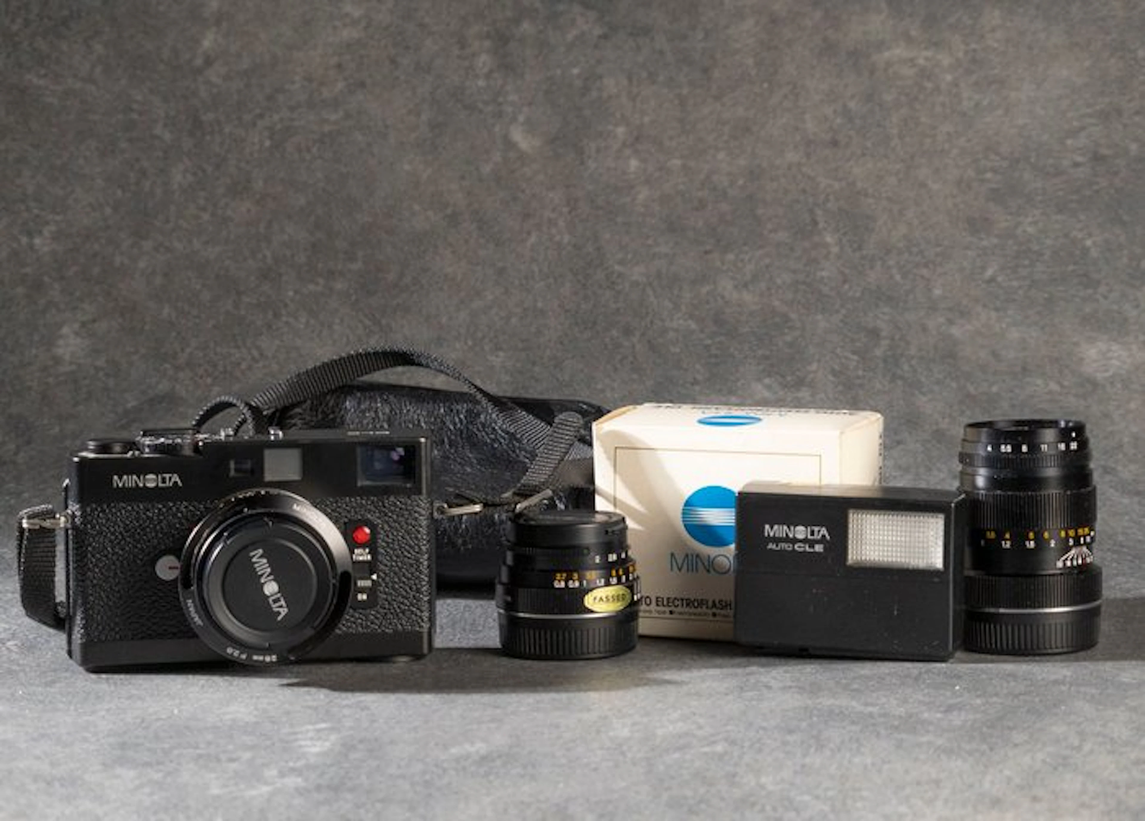 Minolta CLE set met 28mm