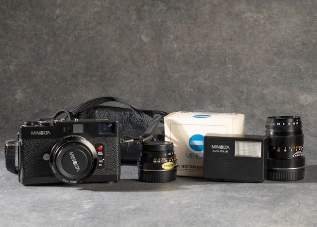 Minolta CLE set met 28mm