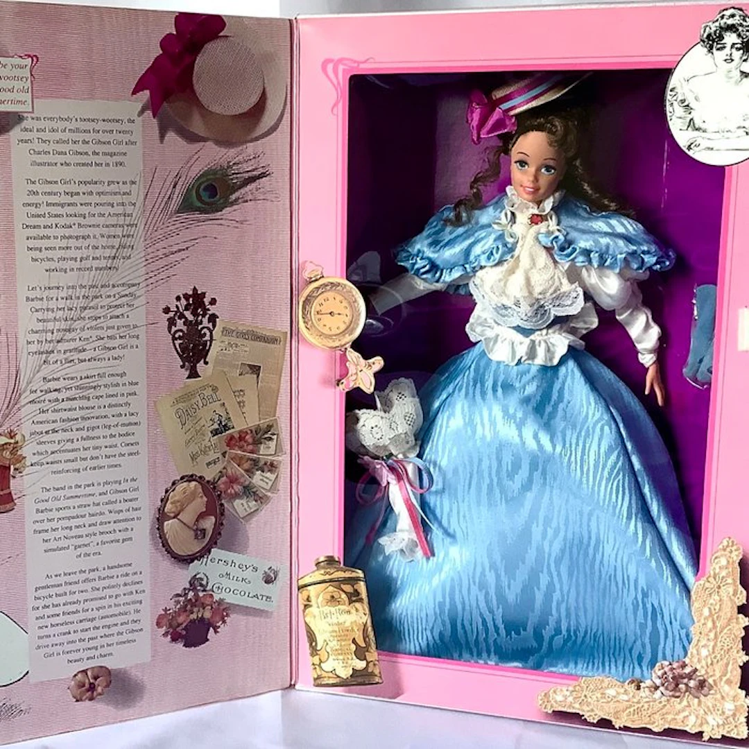 Mattel - Barbie doll Gibson Girl Great Eras Collection 1993 Mattel 37029