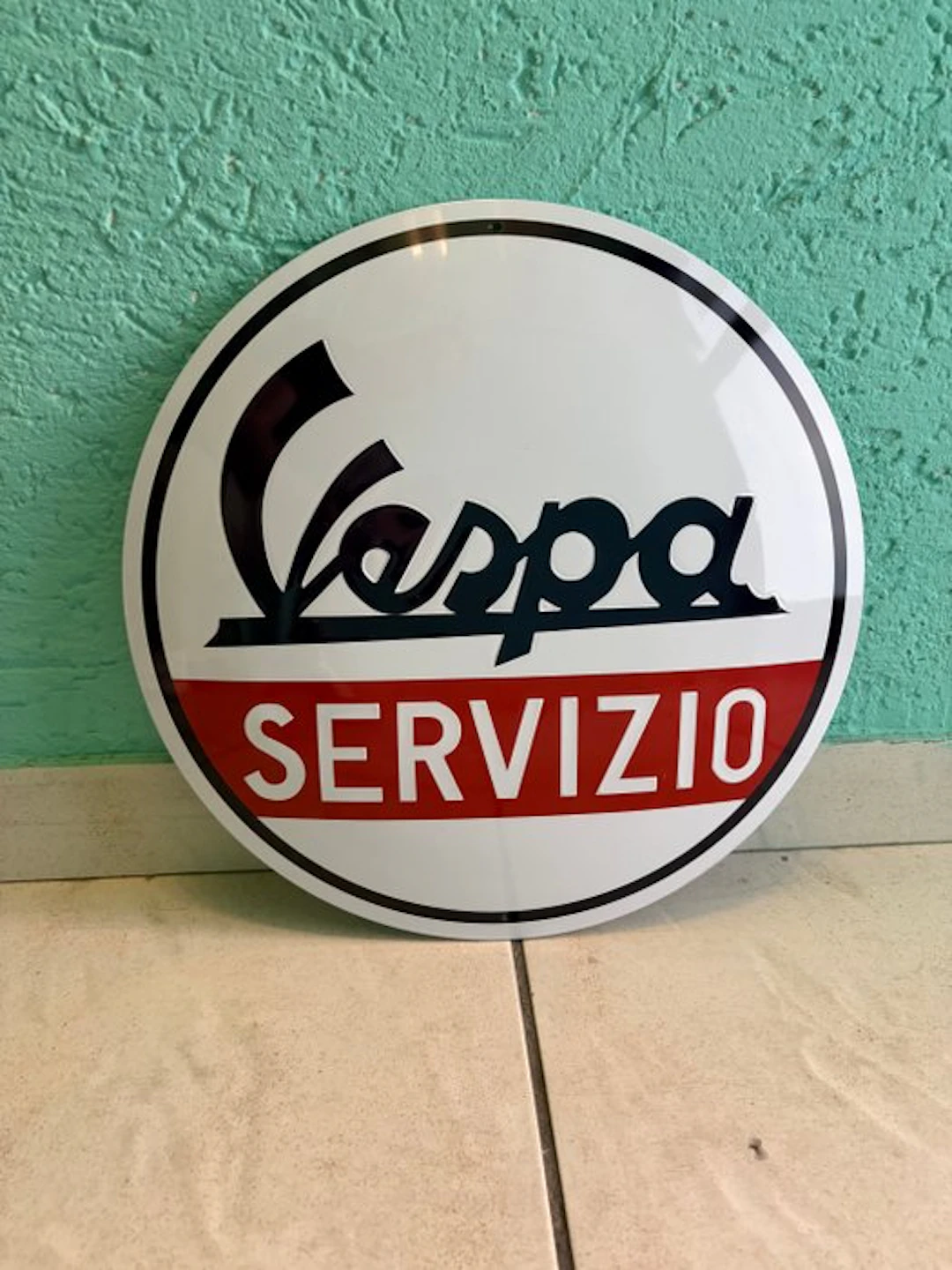 Vespa - Vespa Service - Sign - Metal