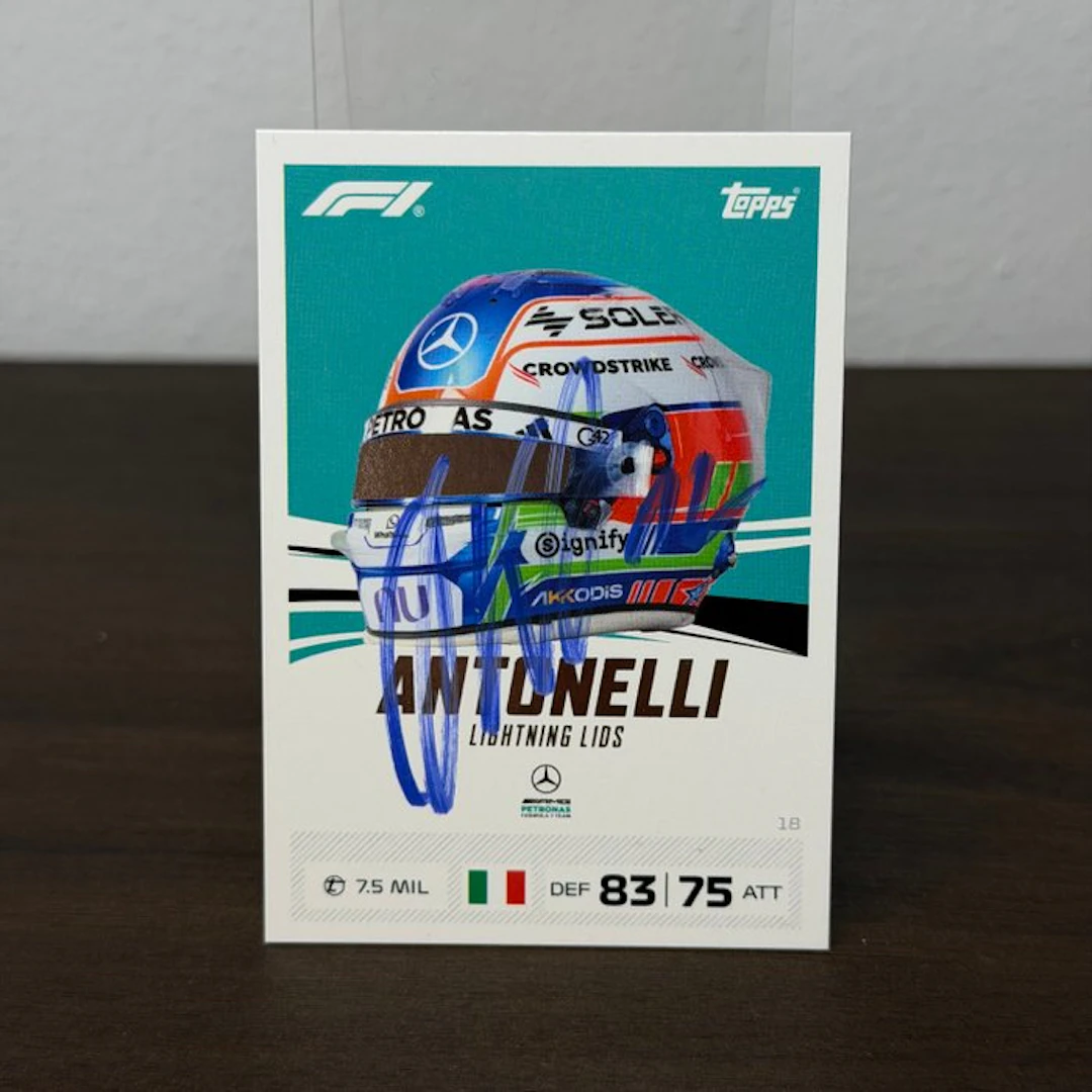 Mercedes - Topps n°18 Limited Edition Lightning Lids...