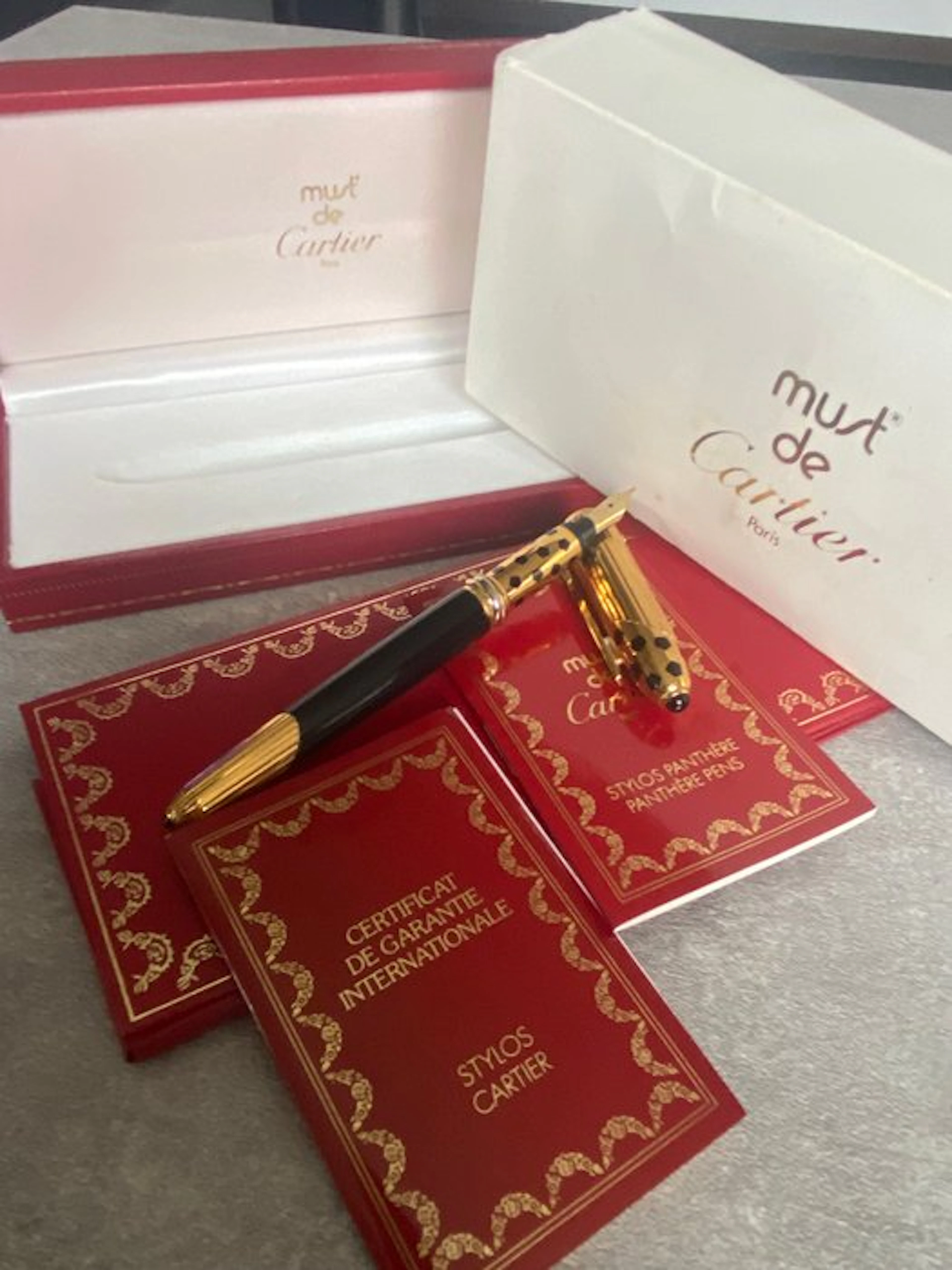 Cartier - panthere. Pennino in oro 18 kt 750 - Fountain pen
