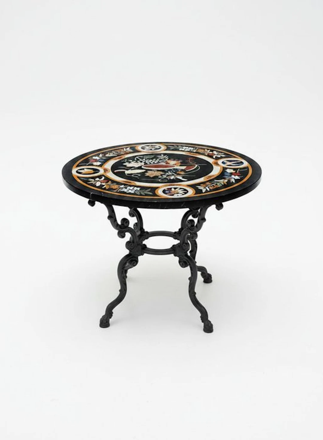 Table - Marble, Cast iron - Antique Marble Table