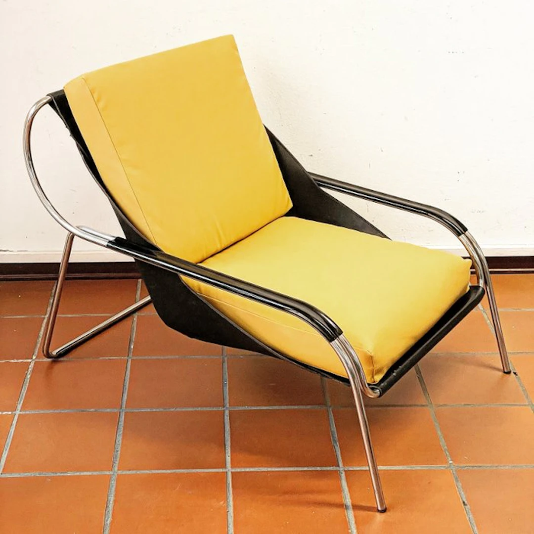 Zanotta - Marco Zanuso - Armchair - Maggiolina - Steel