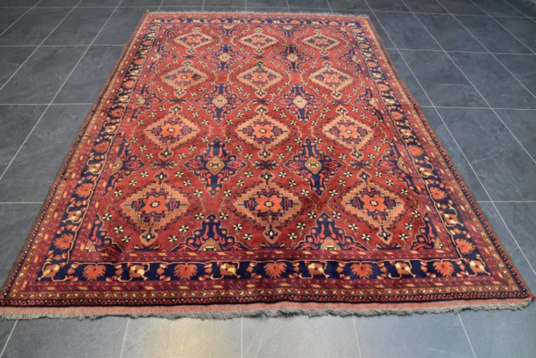 Afghan Art Deco - Rug - 290 cm - 200 cm