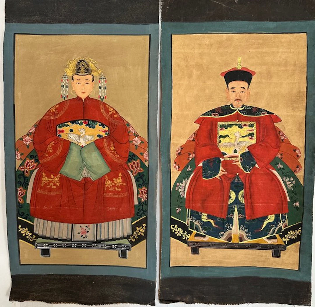 Very fine painting Exquisite silk paintings by Chinese ancestors