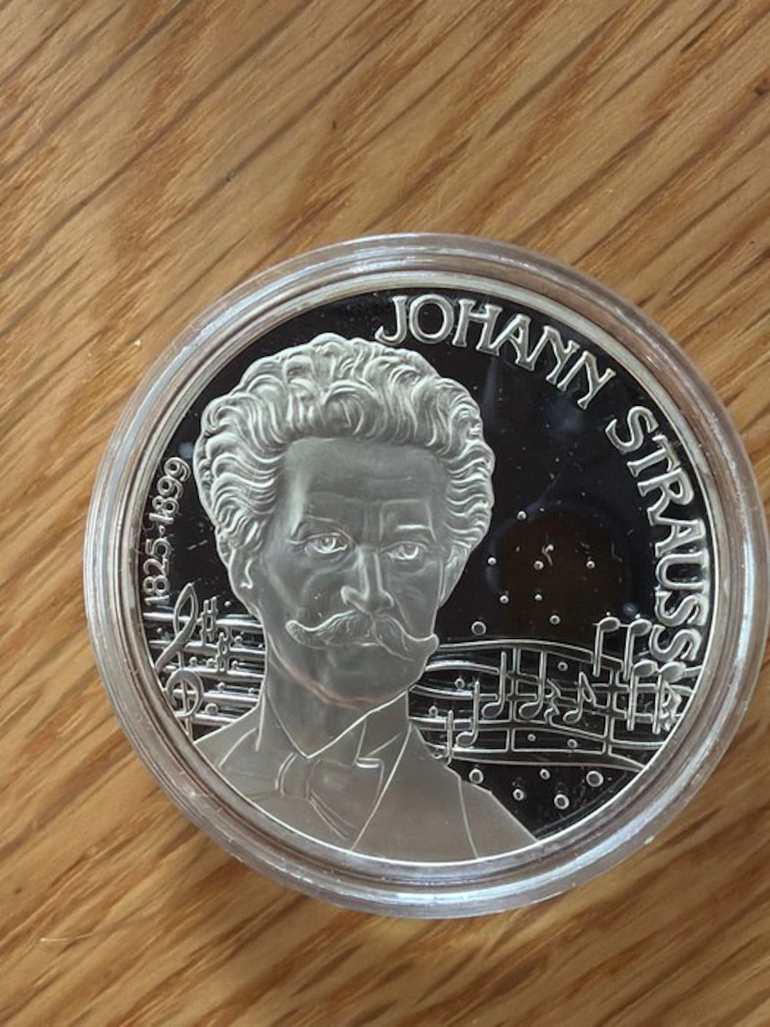 Austria. 1995 Johann Strauss. 25g, PP (No reserve price)