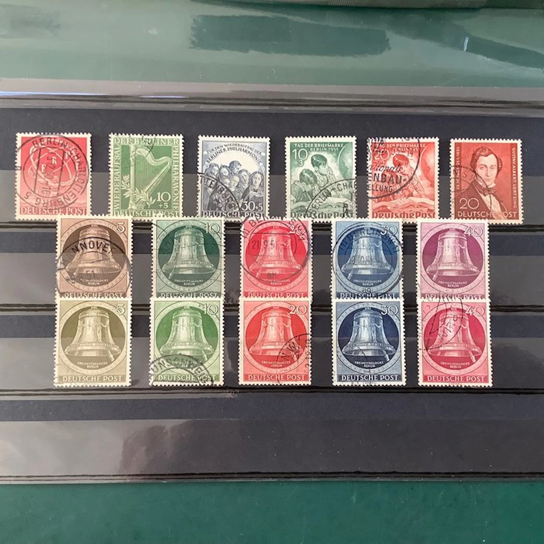 Berlin 1950/1951 - Two issues - used - Michel 71/86