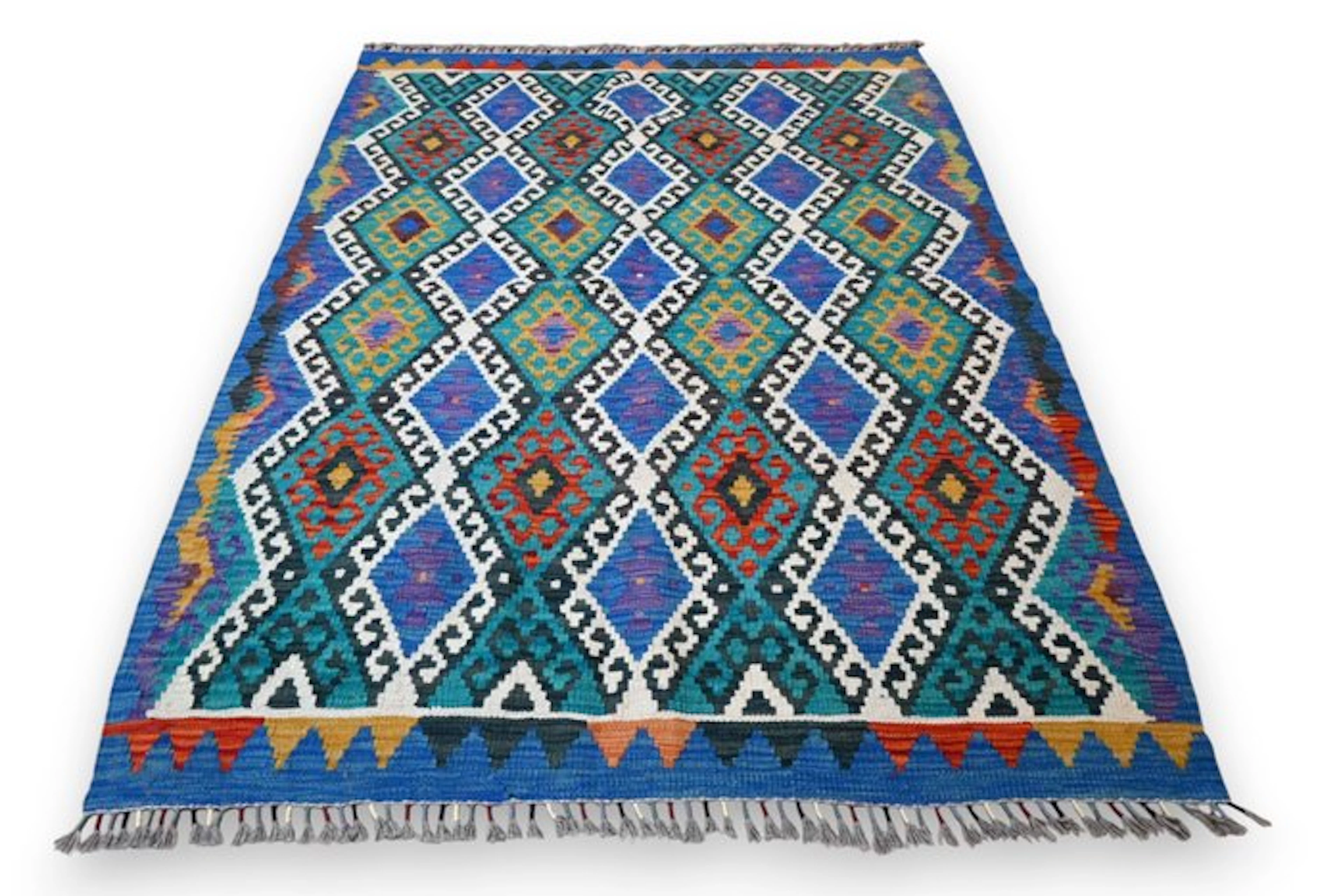 Colorful kilim - unused - Rug - 175 cm - 135 cm - With certificate