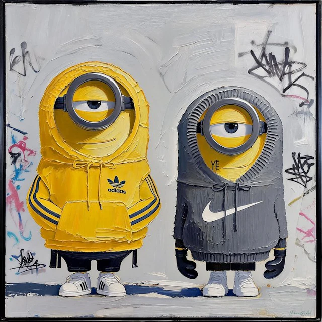 Urban3DArt (1971) - Minion sports Limited Edition Art numérique mixte