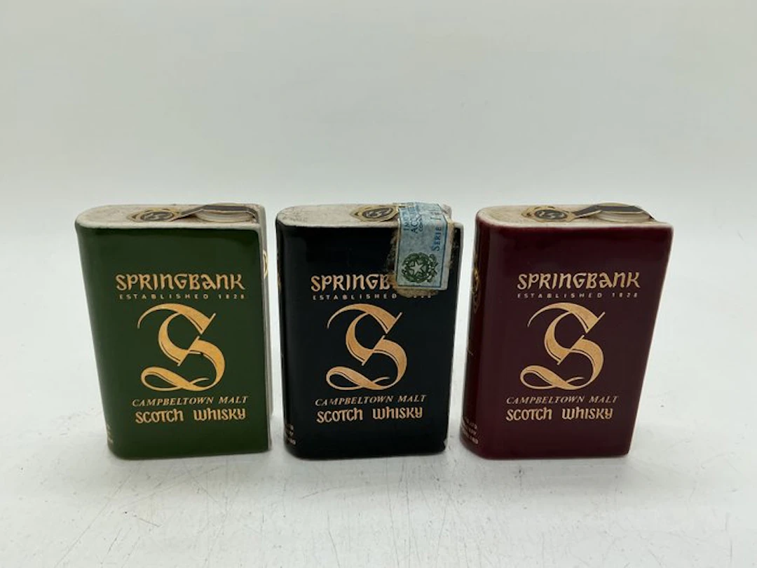 Springbank Vol. I - Vol. II - Vol. III - Miniature - b. 1970s - n/a - 3 bottles