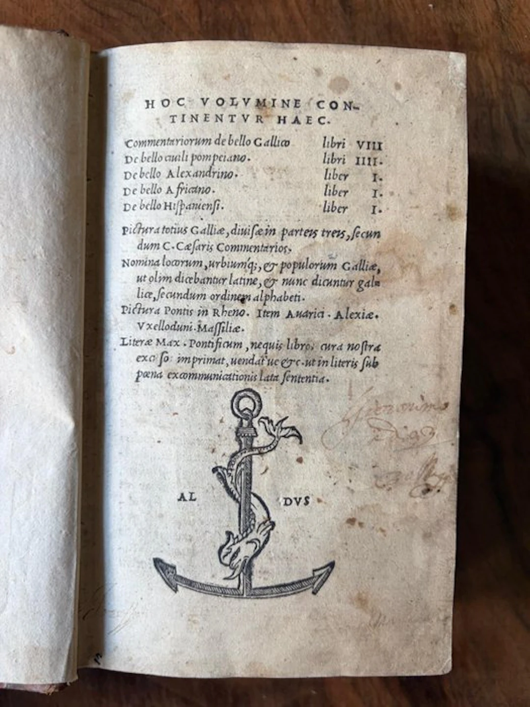 Gaius Julius Caesar - Giulio Cesare Commentarium - 1513