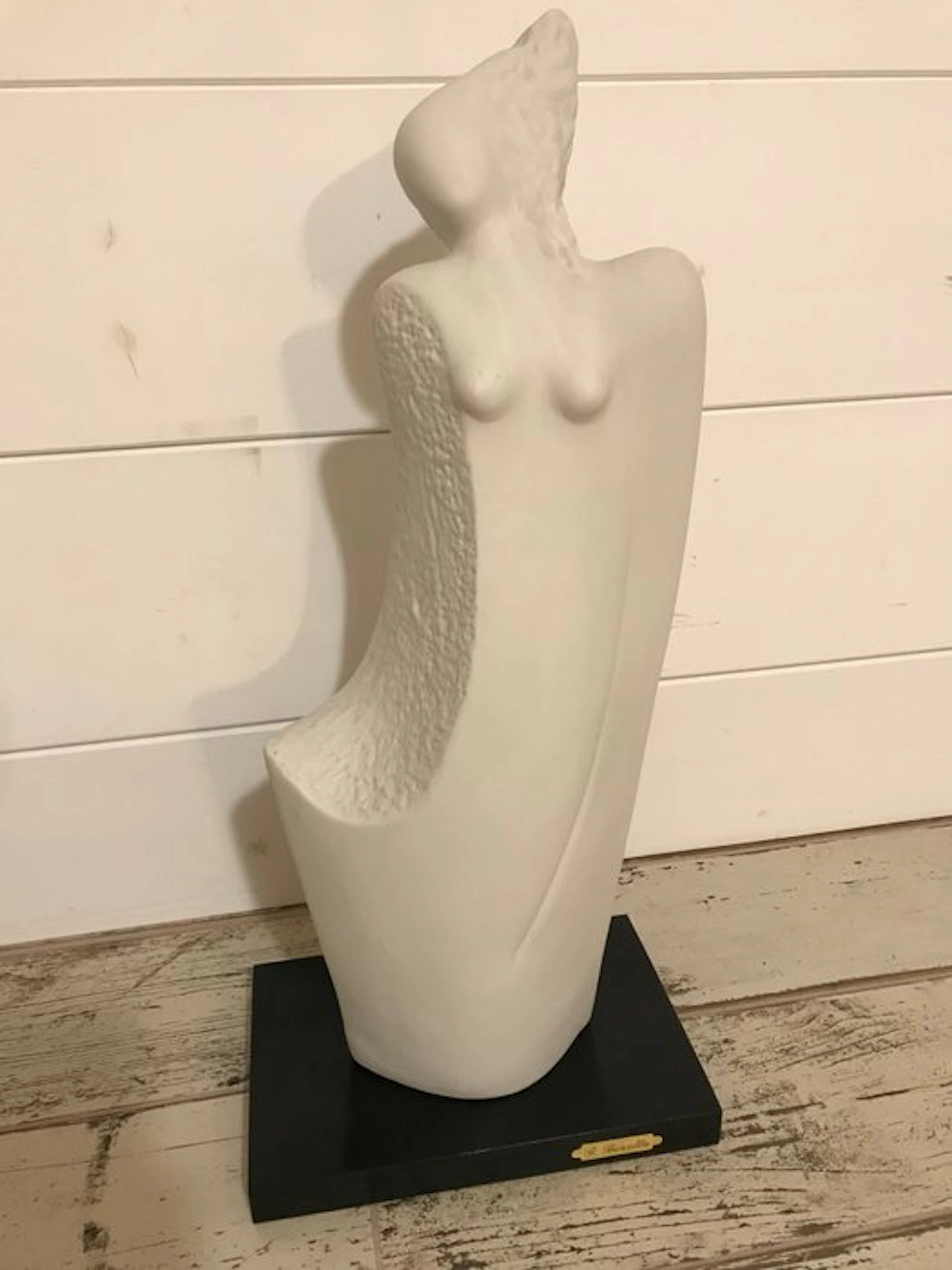 Guglielmo Gusella - Sculpture, Grande Curva - 51.5 cm - Porcelain - 1980