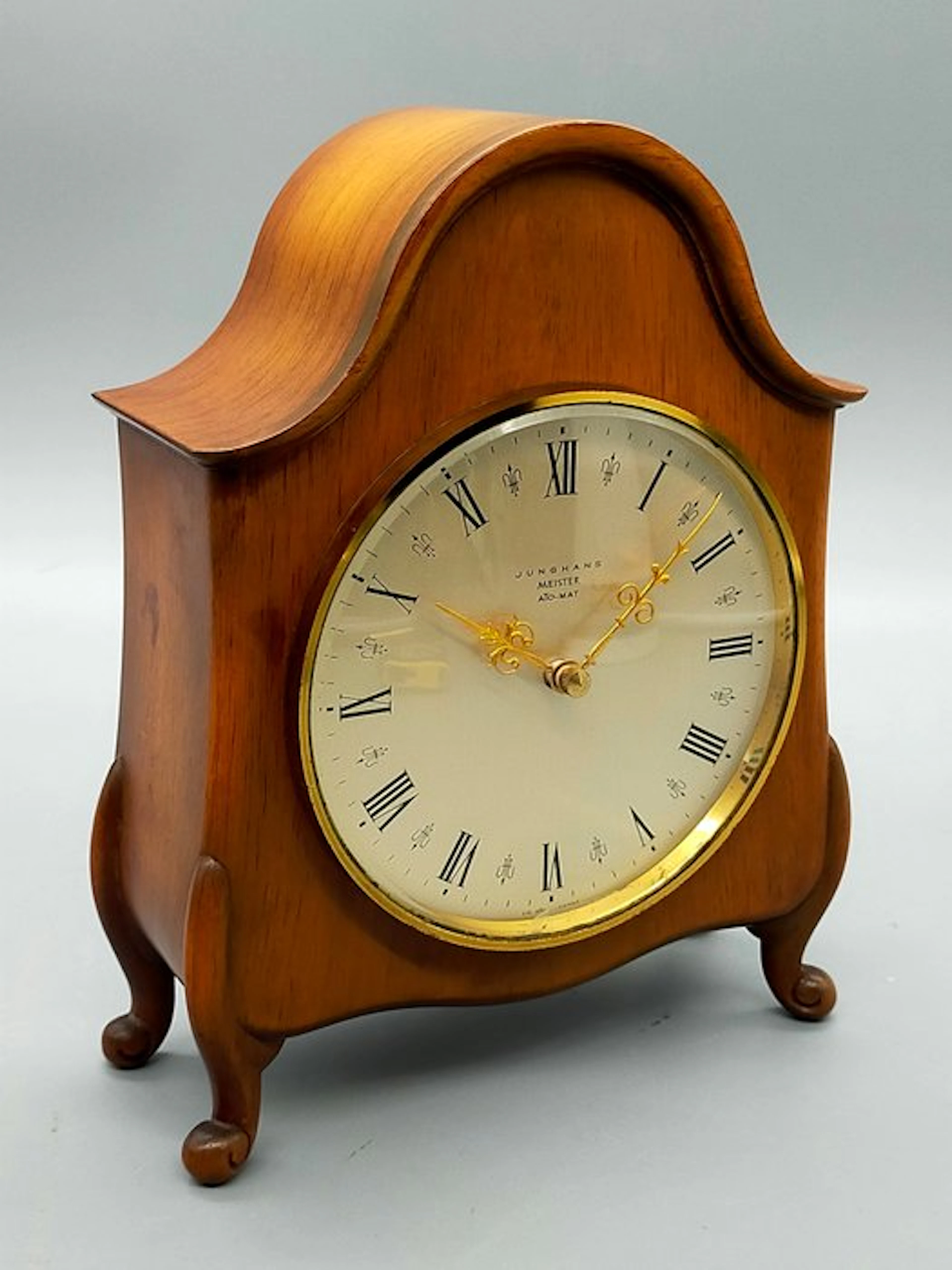 Clock - Junghans Meister Ato-Mat - Mid-century modern Brass