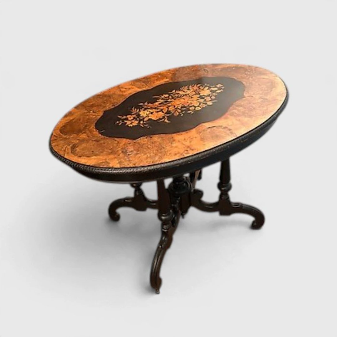 J.H. Gijzen - Coffee table - Wood, Burr walnut