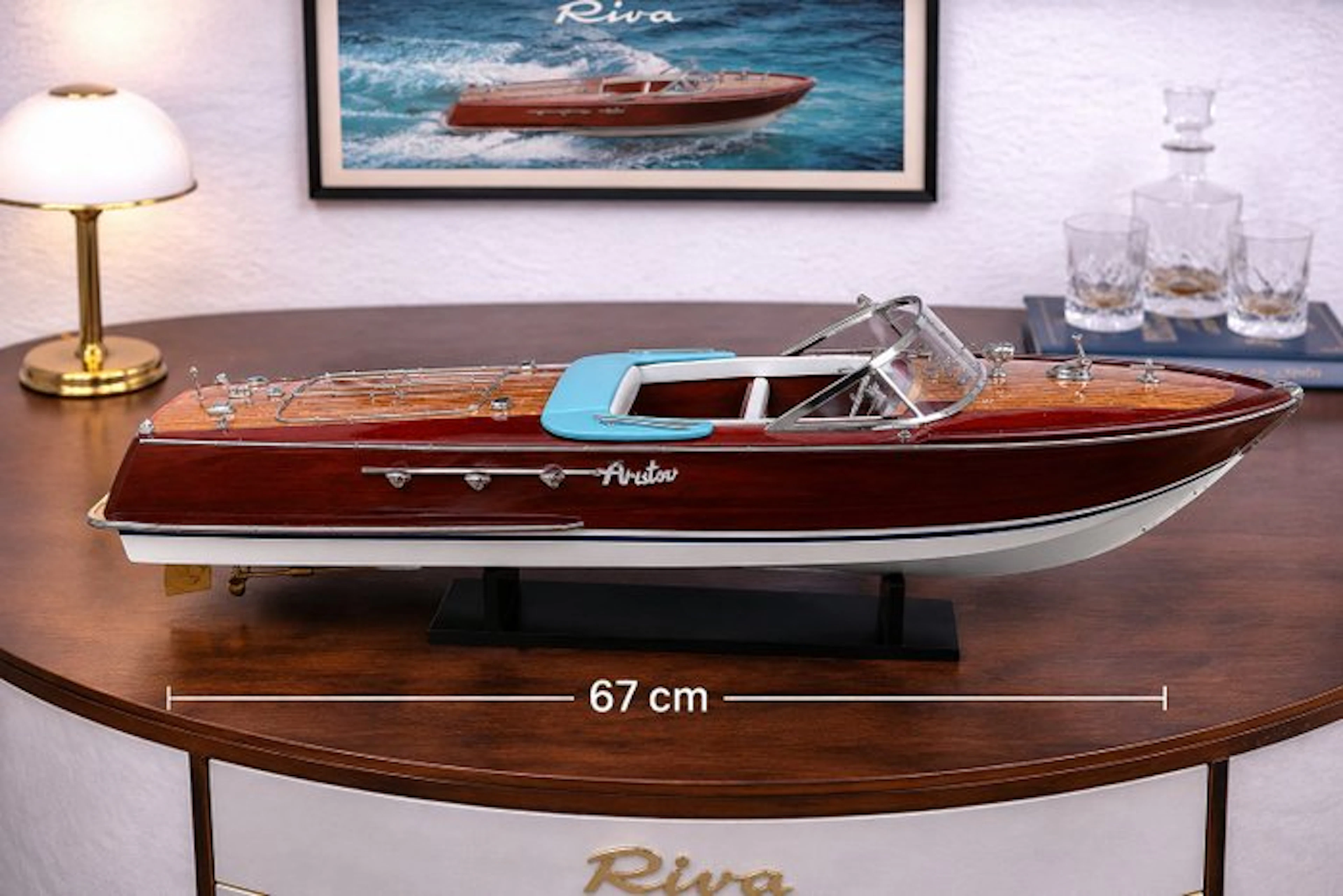 maquette Riva model ARISTON (67 cm.) 1:12 - Model boat