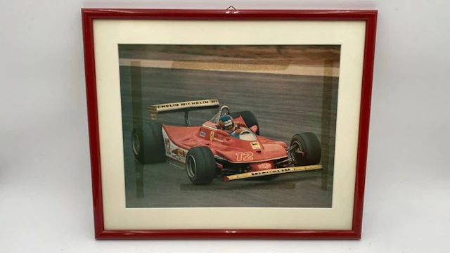 Artwork - Ferrari - NQM567 Quadro Villeneuve Ferrari 312 T4