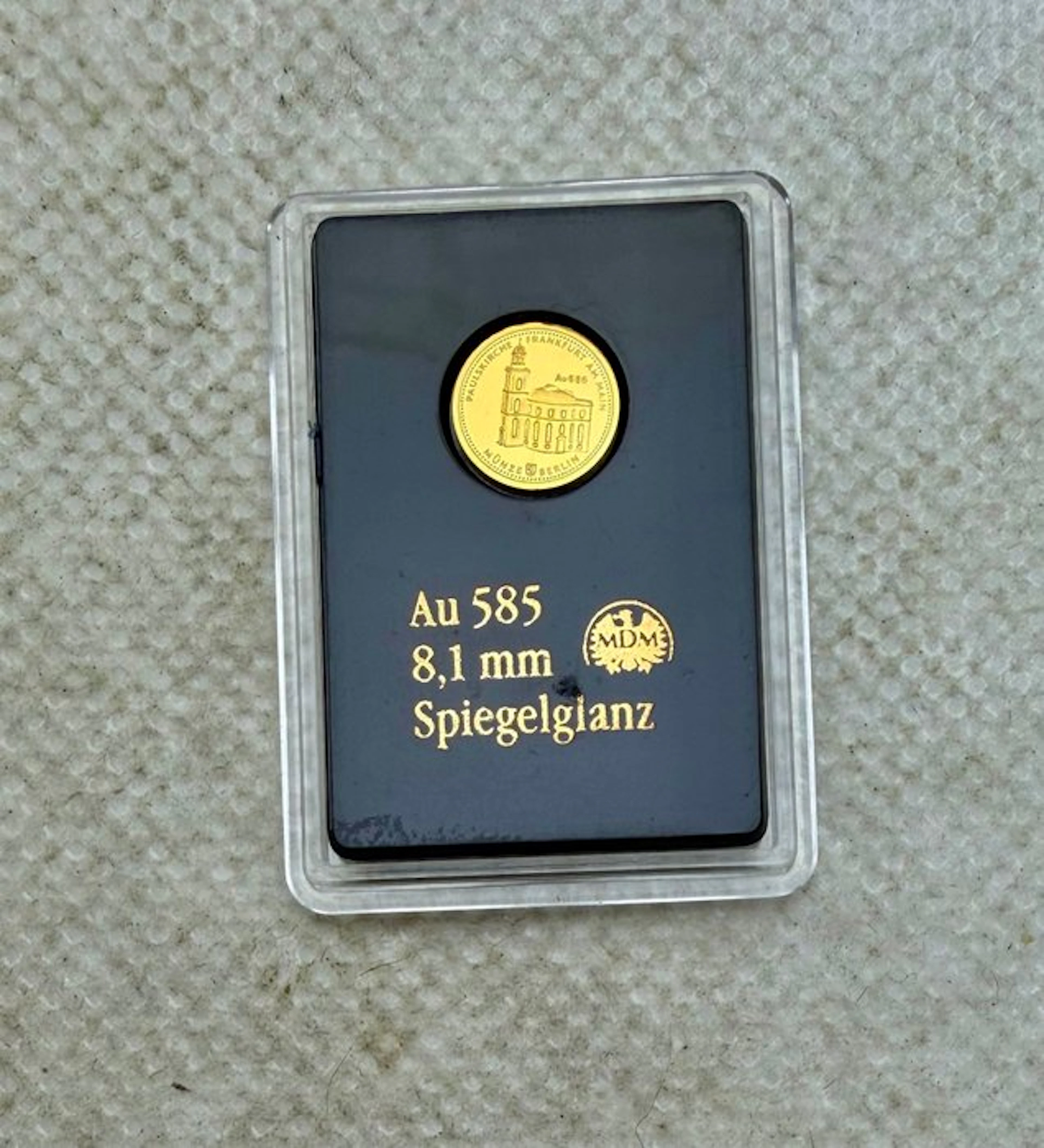 Germany. Gold Medal Paulskirche Frankfurt Am Main , oro (No reserve price)