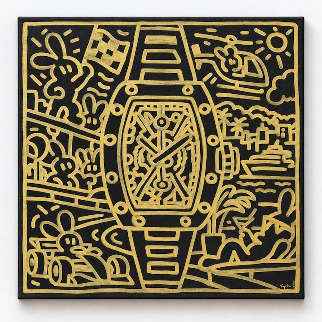 POPLEA - - RM GOLDEN TIME XXL— POPLEA 90x90cm