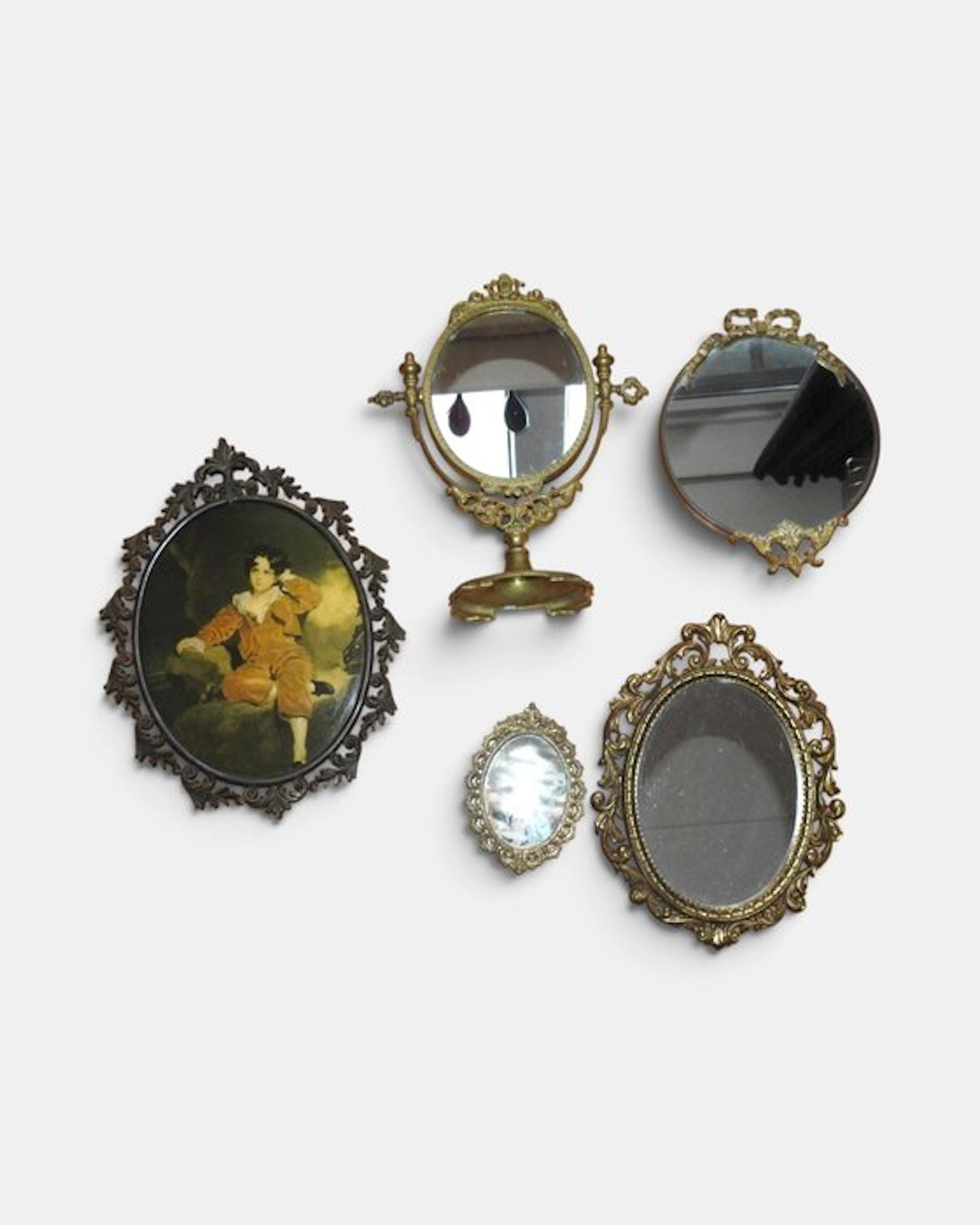 Mirror (5) - glass/bronze