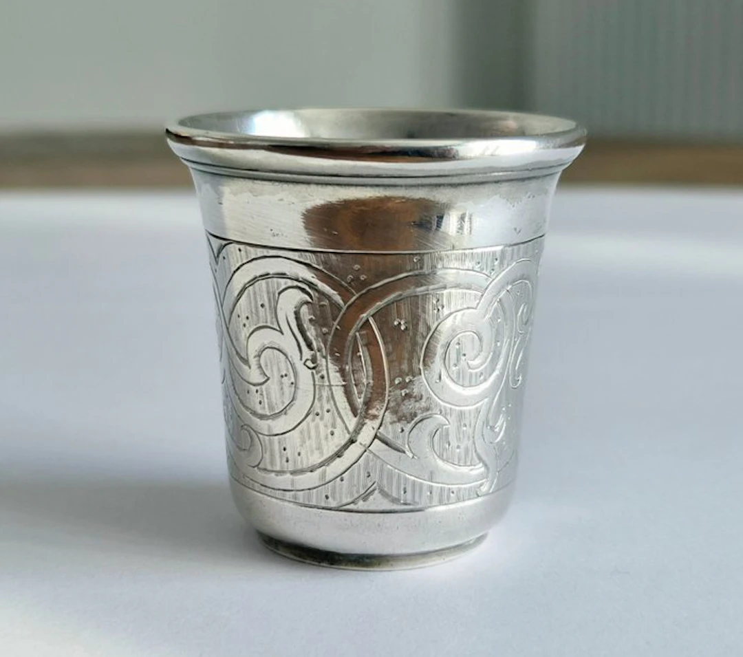 Cup - .875 (84 Zolotniki) silver - Imperial, Moscow