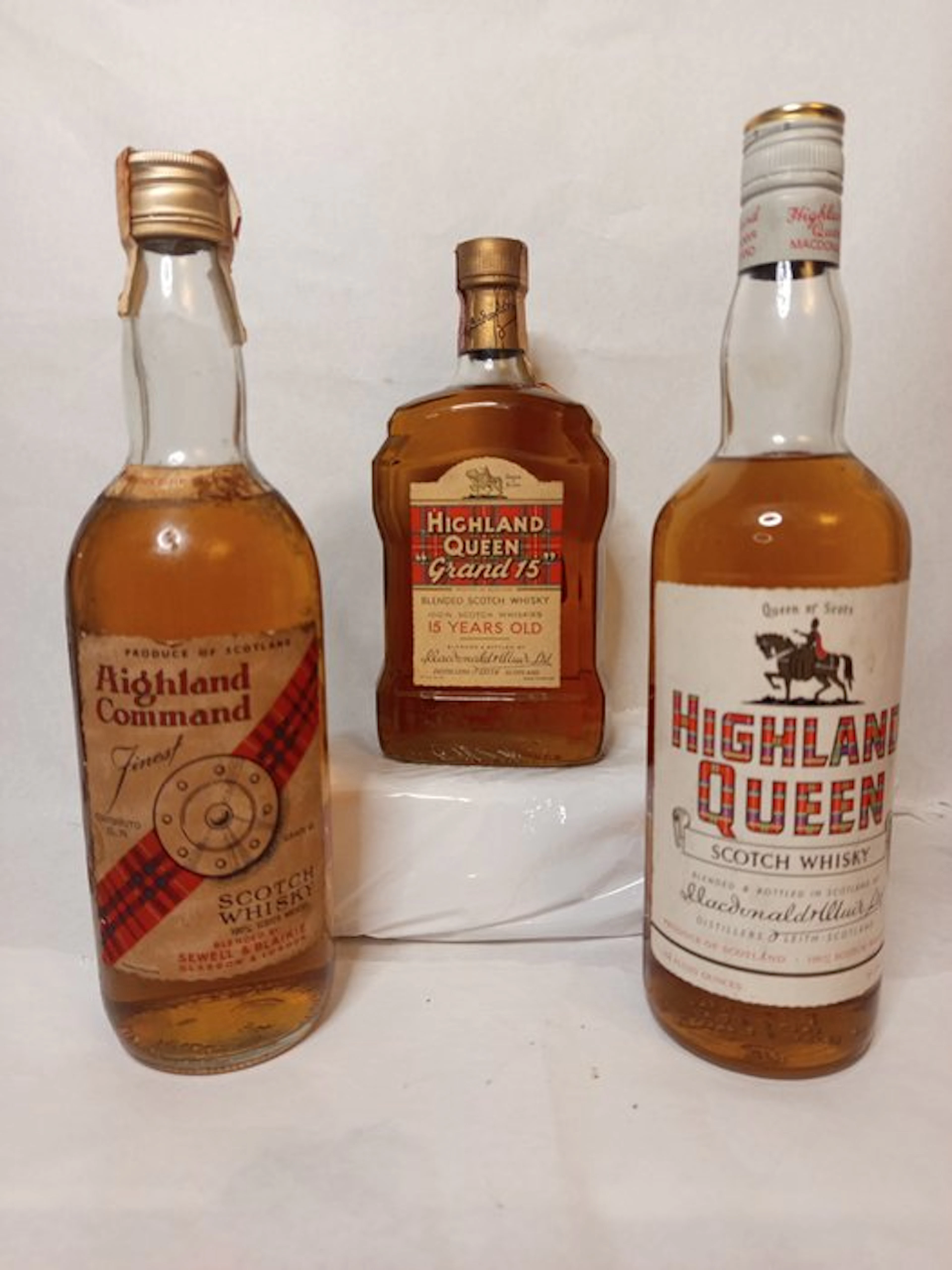 Highland Command Finest + Highland Queen Grand 15yo & Queen of Scots - b