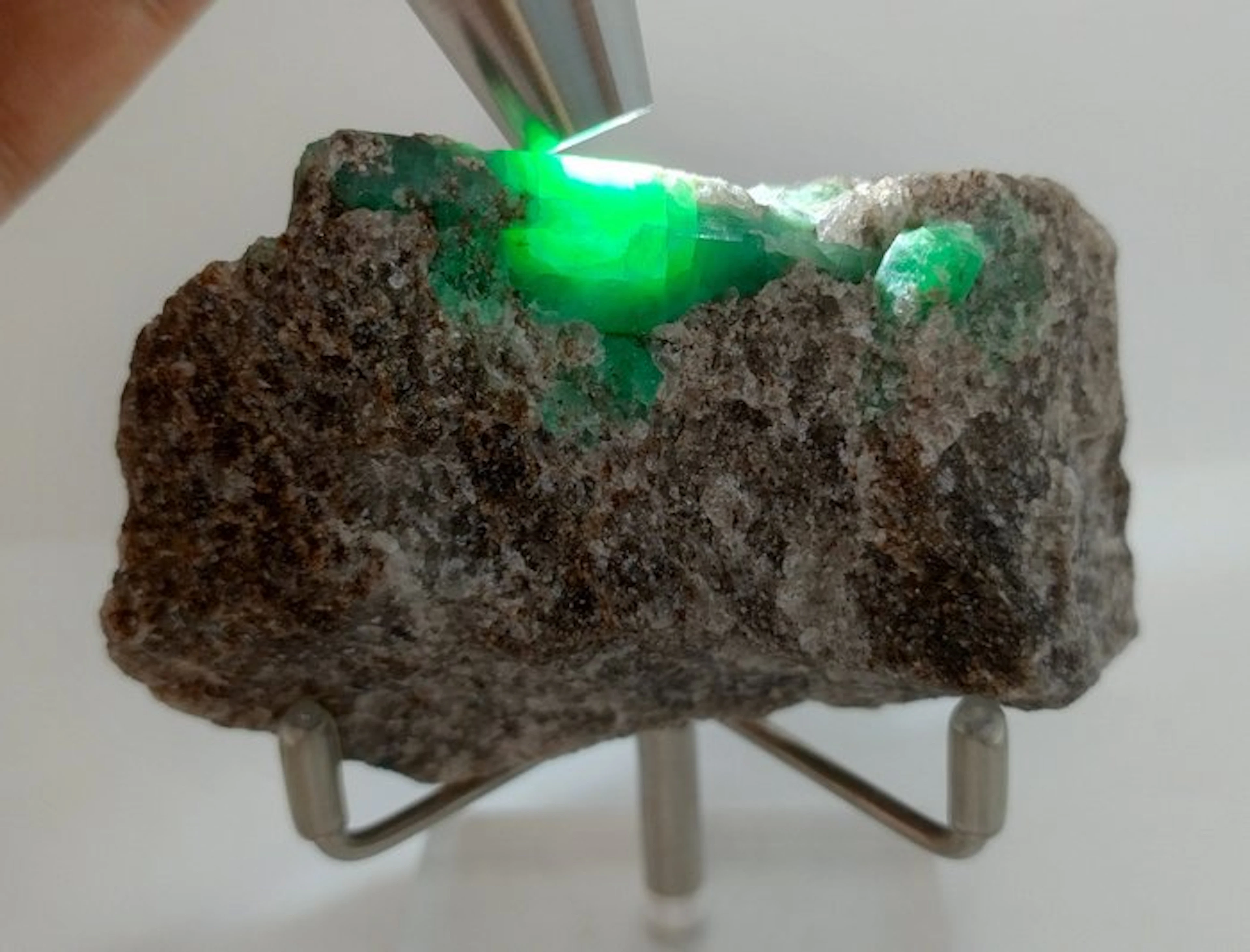 Beautiful Untreated Natural Emerald in Matrix- 114 g