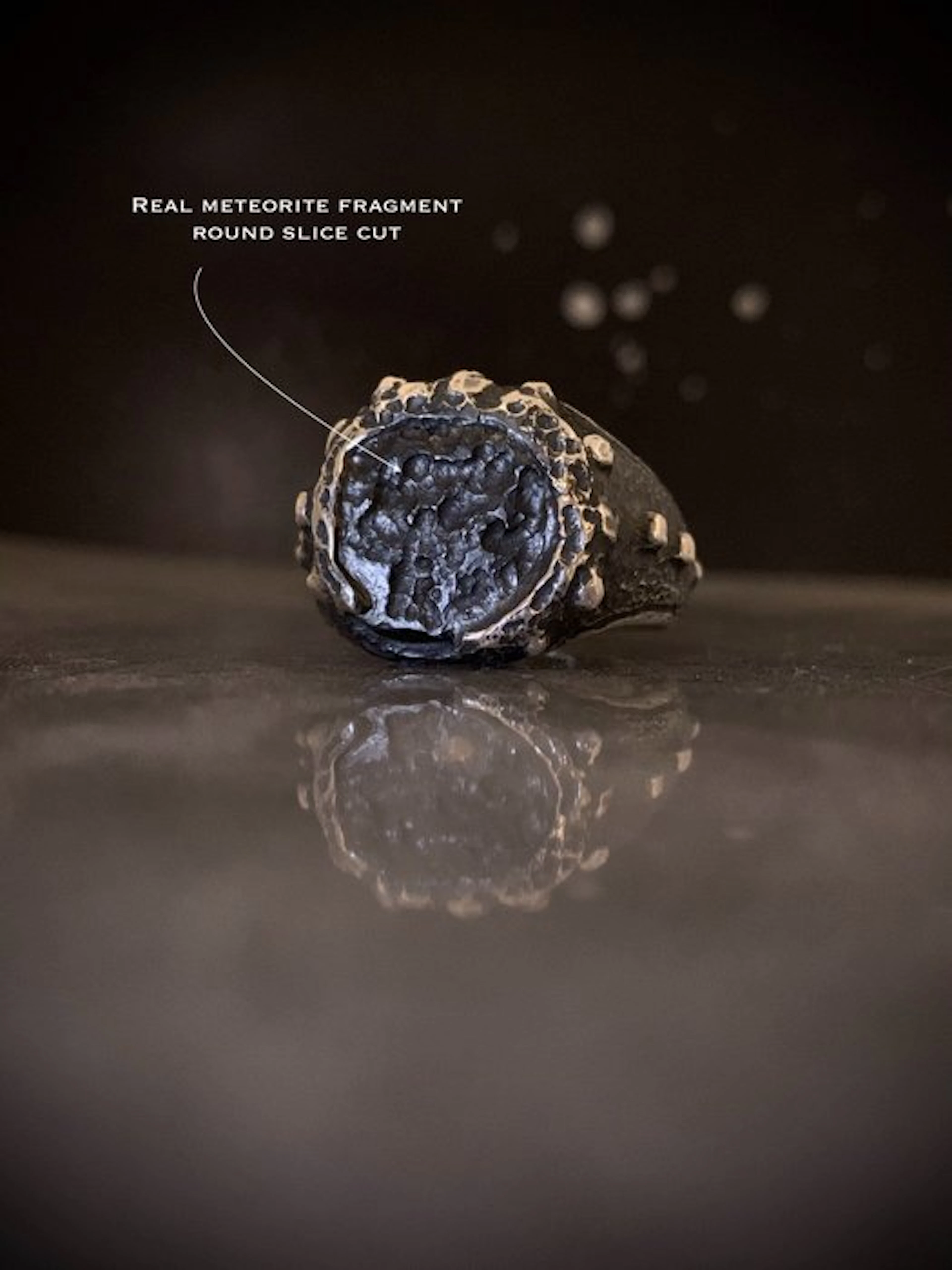 Hand-forged silver ring