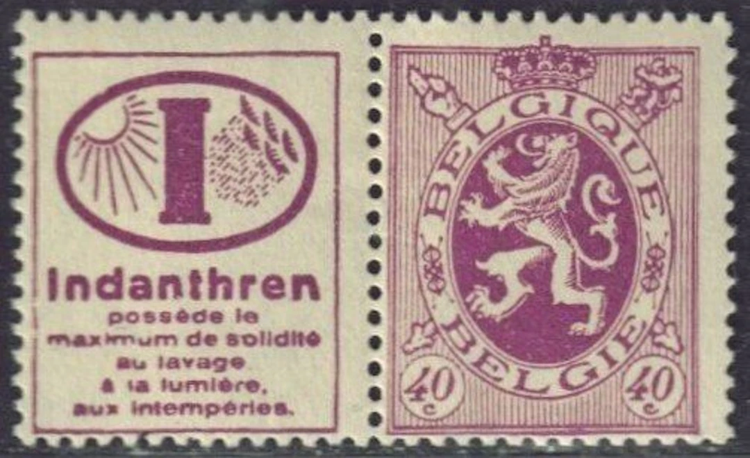 Belgium 1929/1932 - 40ct " Indanthren " - OBP: PU 26