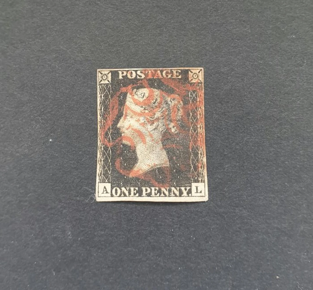 Great Britain 1840 - GB Penny Black with 4 margins