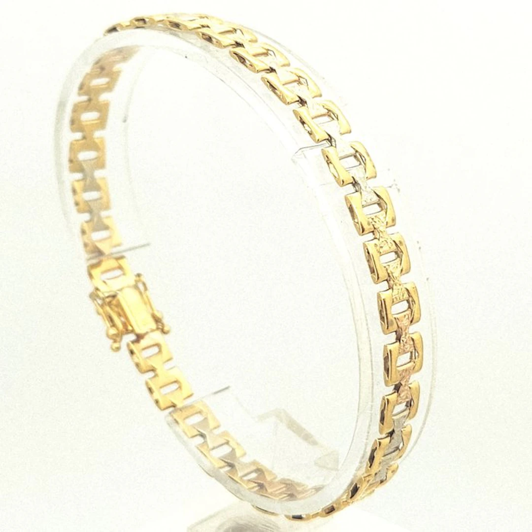 Bracelet - 18 kt. Yellow gold, Rose gold, White gold