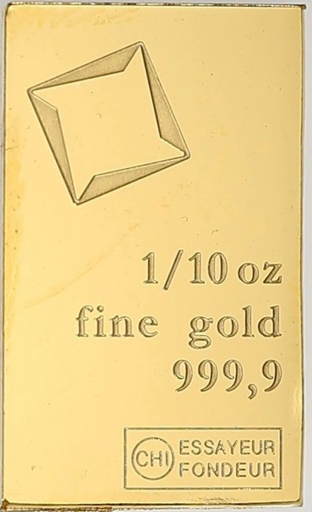 3 grams - Gold .999 - Valcambi, Switzerland