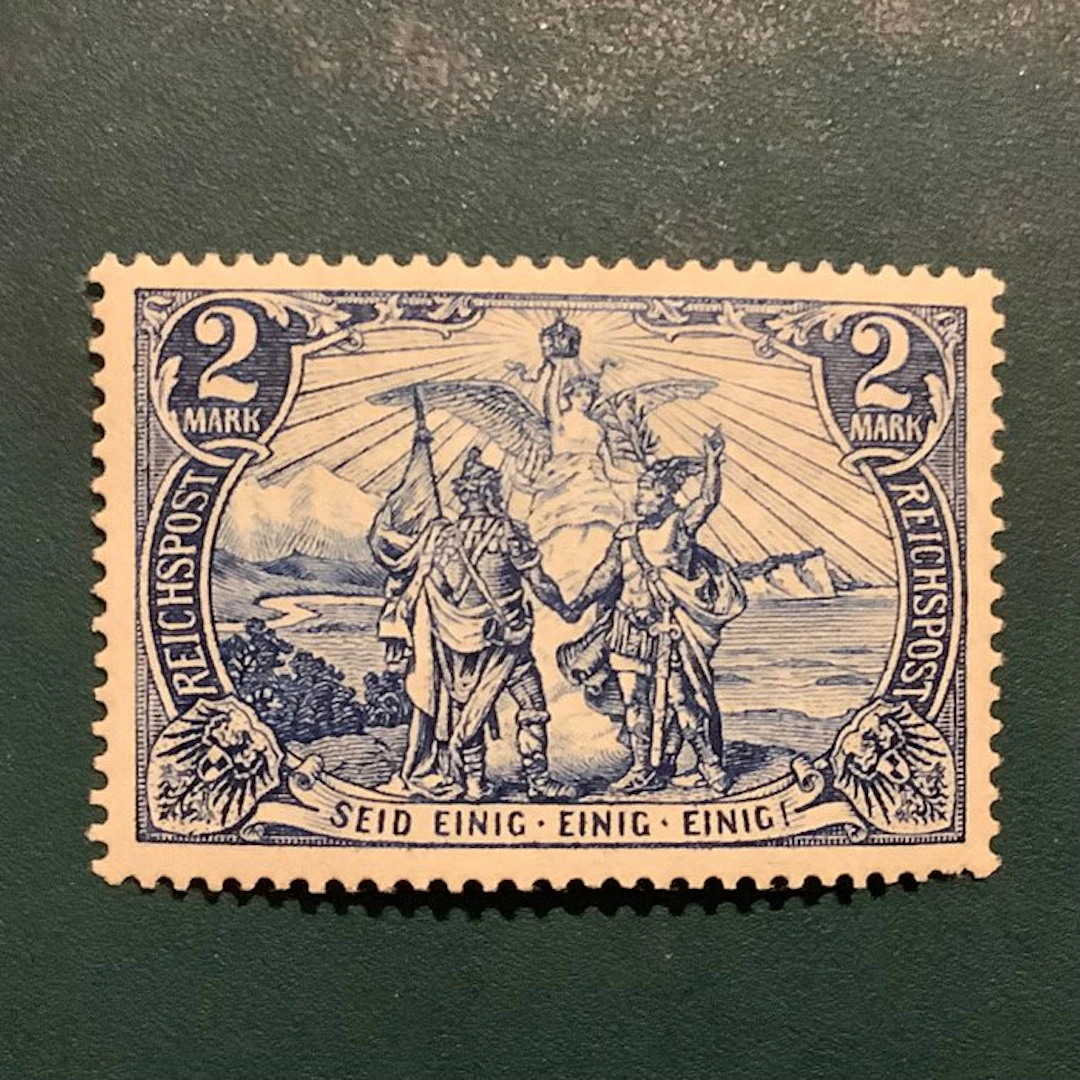 German Empire 1900 - 2 Mark Reichspost - MNH (mint never hinged) - Michel 64